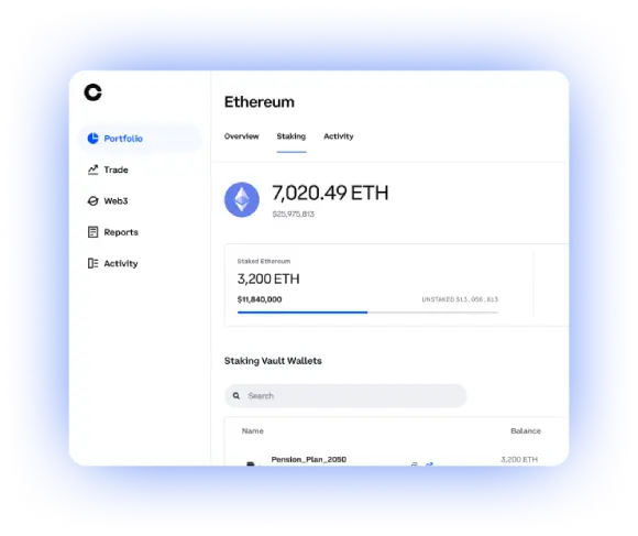 Coinbase Staking Clone Script